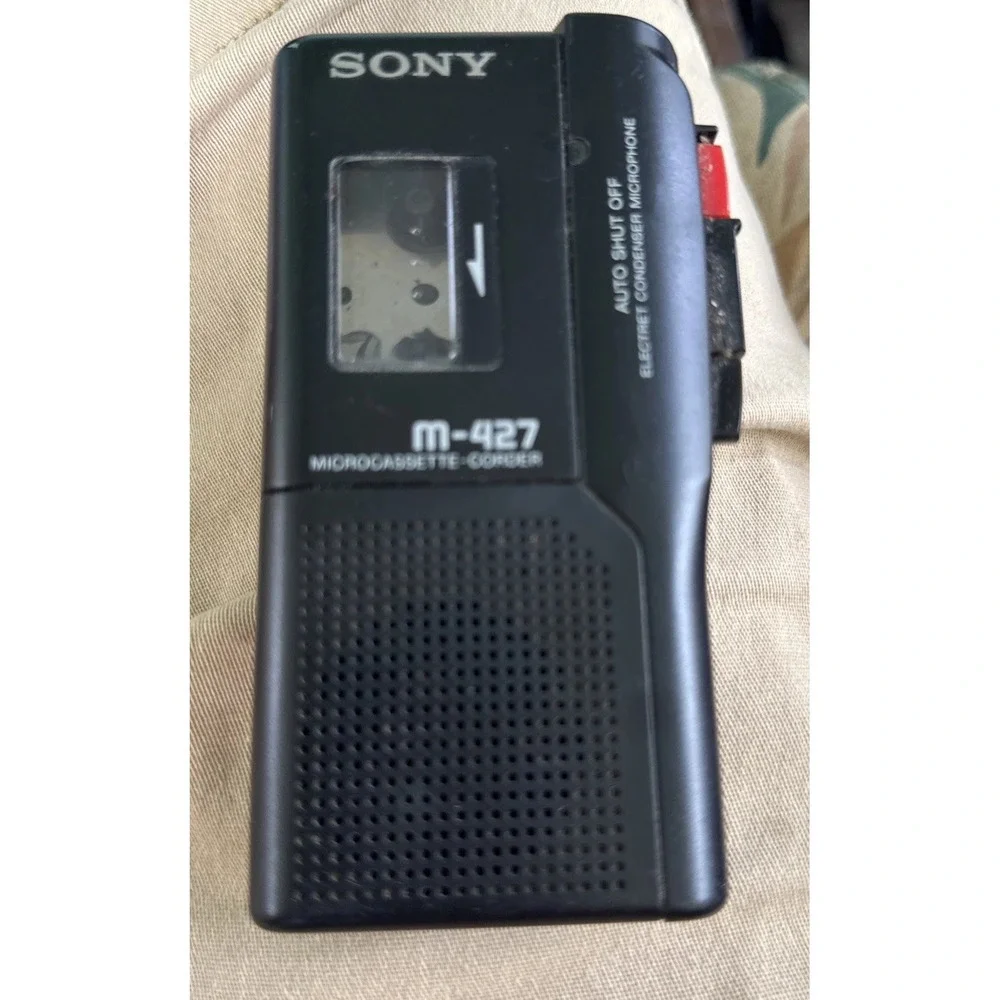 Sony Handheld Microcassette‎ Voice Recorder M-427 for Parts/Repair